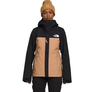 The North Face Freedom Jacket Plus 3X Black Almond Hooded Ski Winter Coat